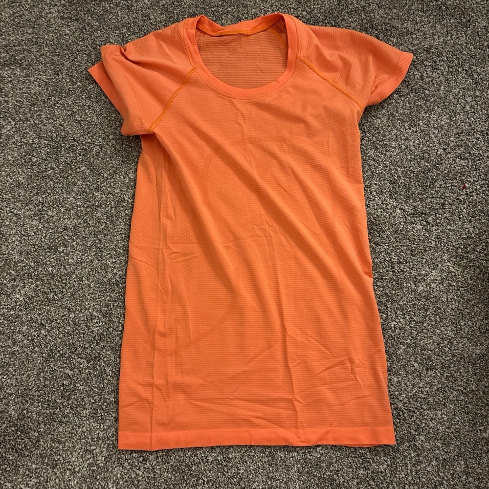 lululemon athletica Orange Women's Top